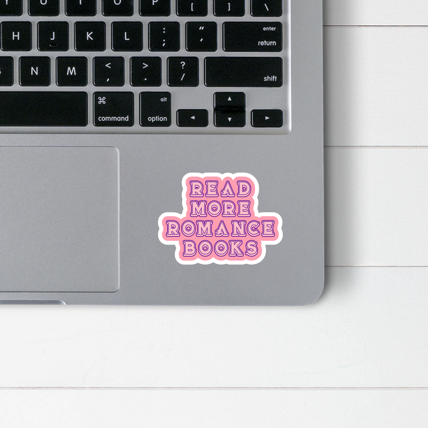 Read More Romance Books Holographic Vinyl Sticker