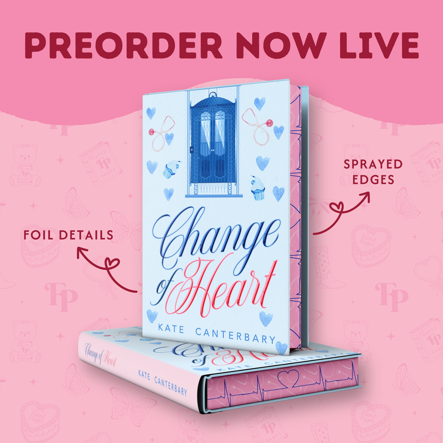 PREORDER OPEN - Change of Heart by Kate Canterbary Special Edition Book