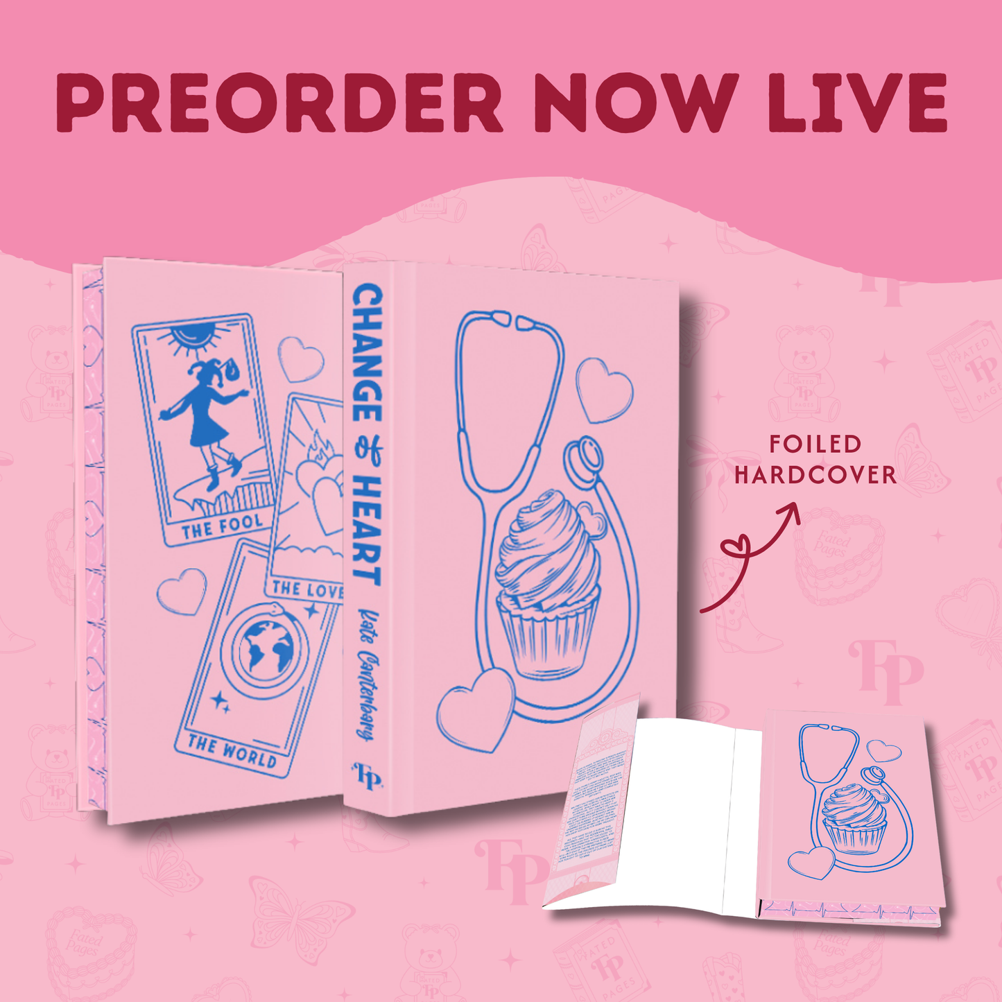 PREORDER OPEN - Change of Heart by Kate Canterbary Special Edition Book