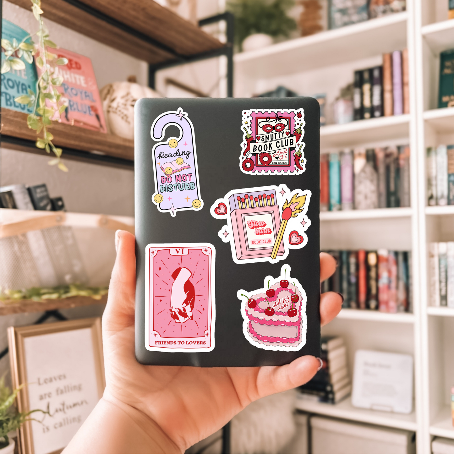 Slow Burn Book Club Match Box Vinyl Sticker