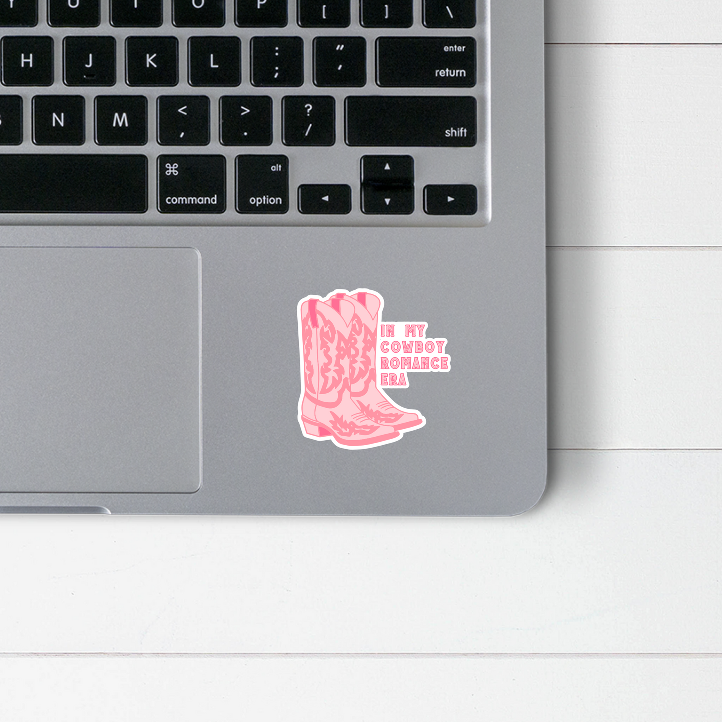 In My Cowboy Romance Era Vinyl Sticker