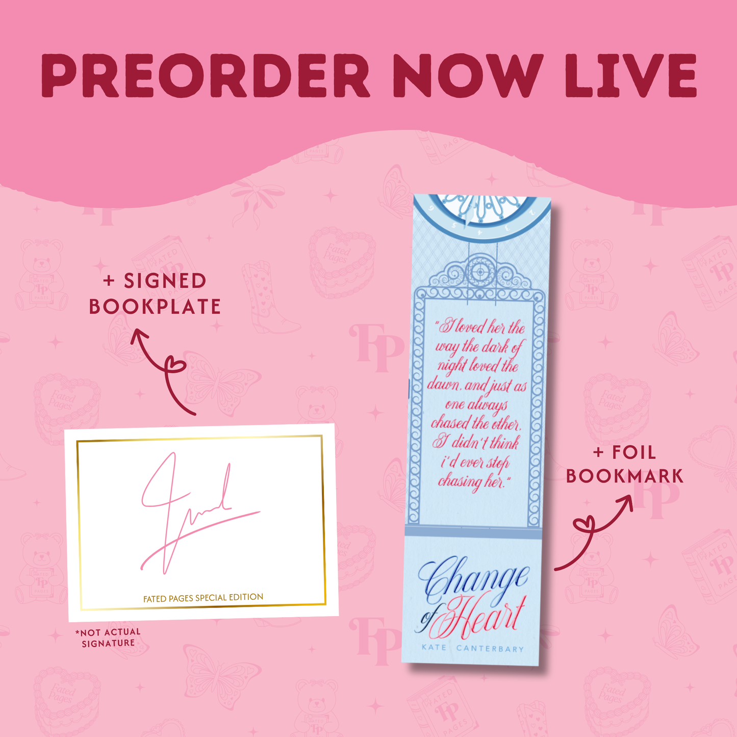 PREORDER OPEN - Change of Heart by Kate Canterbary Special Edition Book