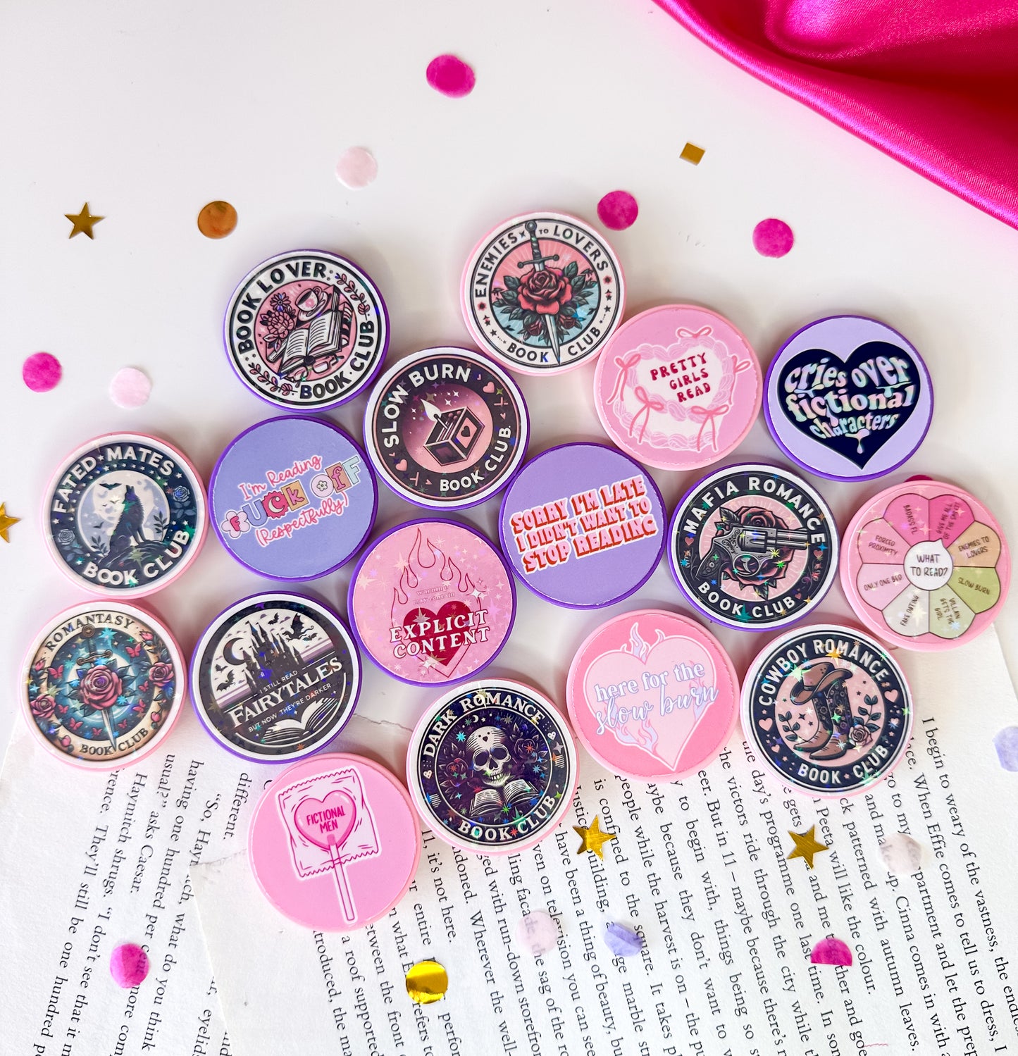 Vintage Romance Book Trope Book Club Bookish Phone Grip