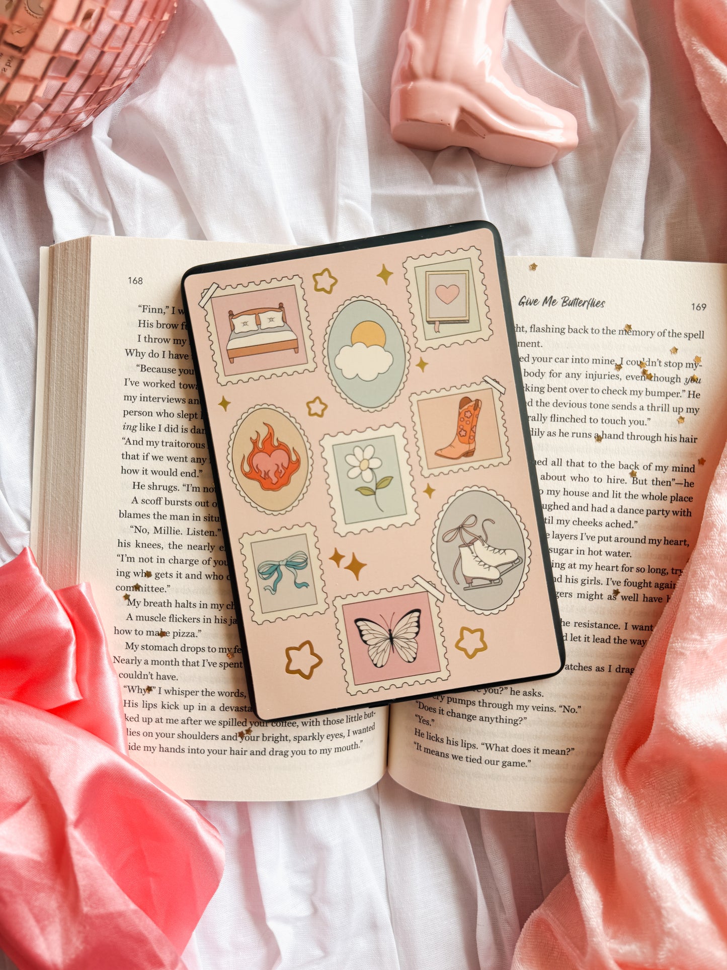 Romance Lovers Kindle Insert Sticker