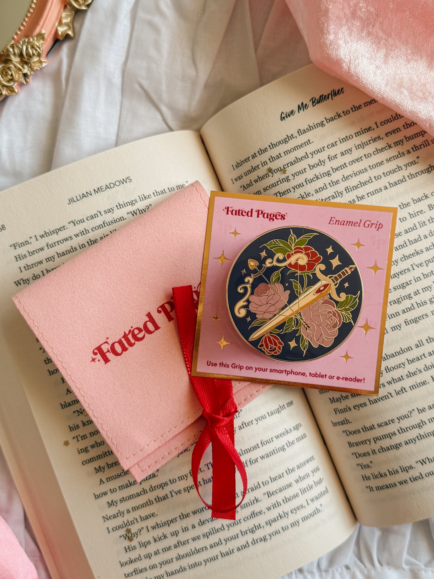 Enchanted Sword & Crossbow E-Reader Grip