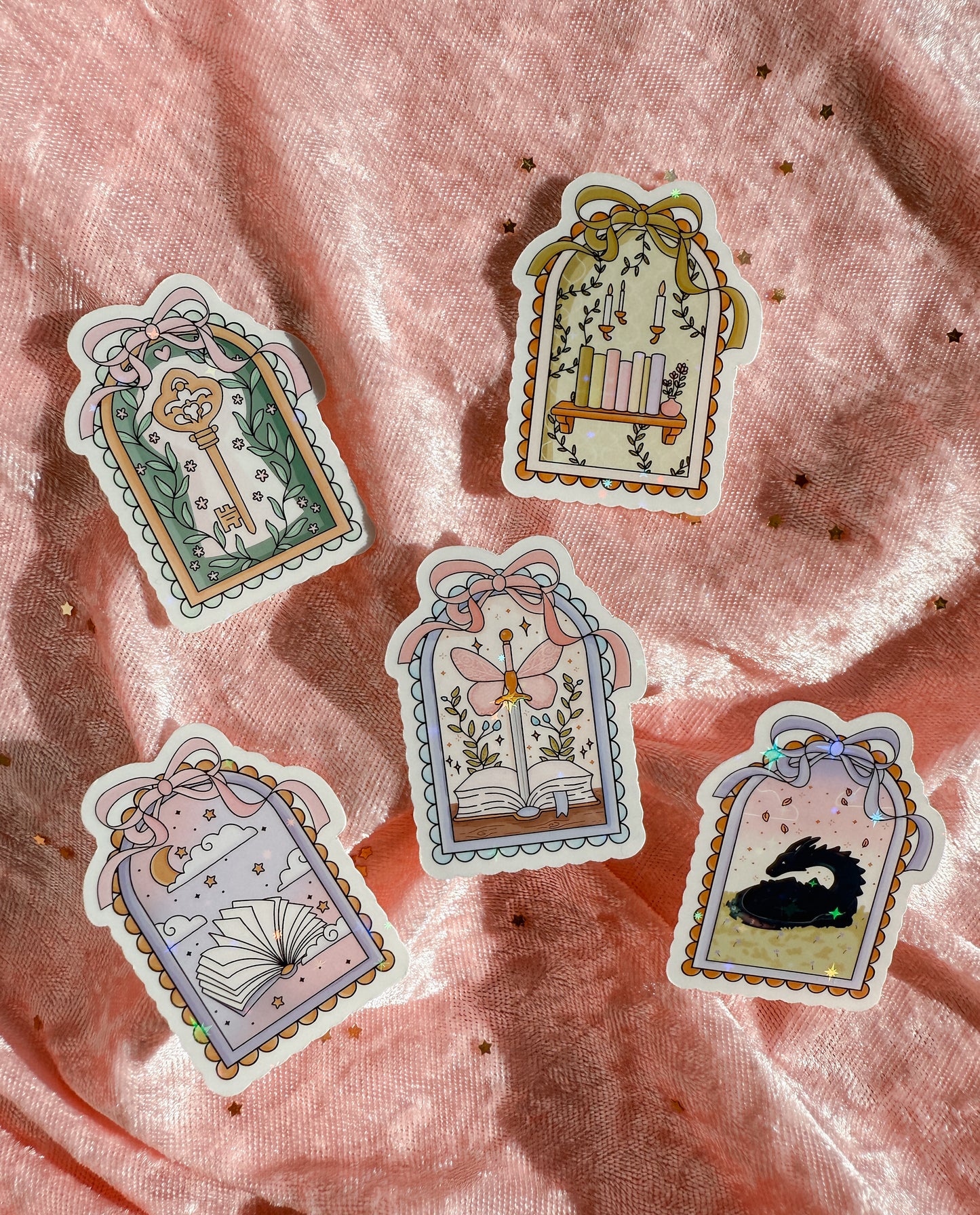 Enchanted Bookish Kindle Stickers