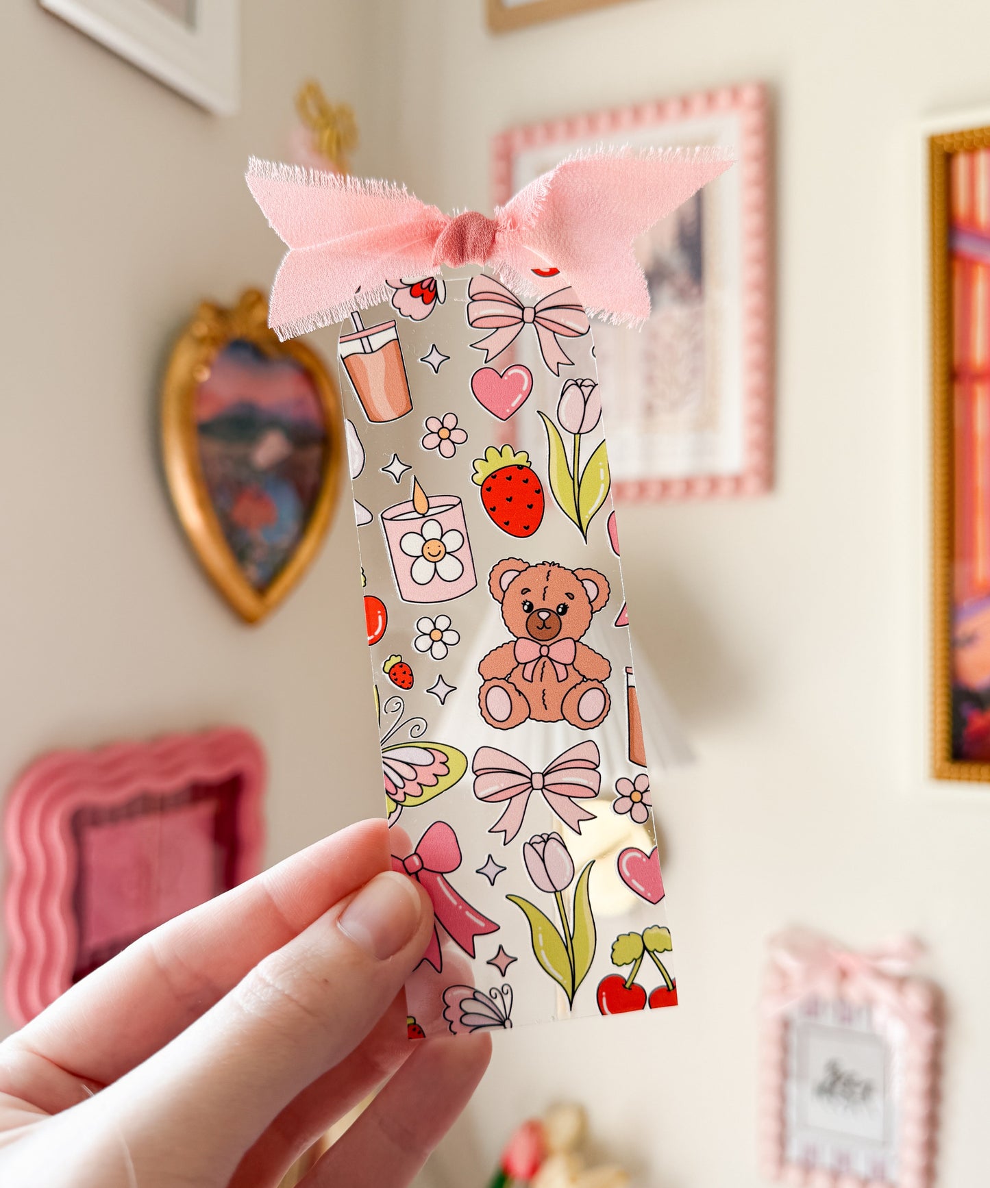 Teddy Bear Picnic Acrylic Bookmark | Romance Reader Bookish Merch