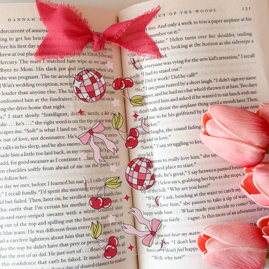 Disco Cherry Acrylic Bookmark