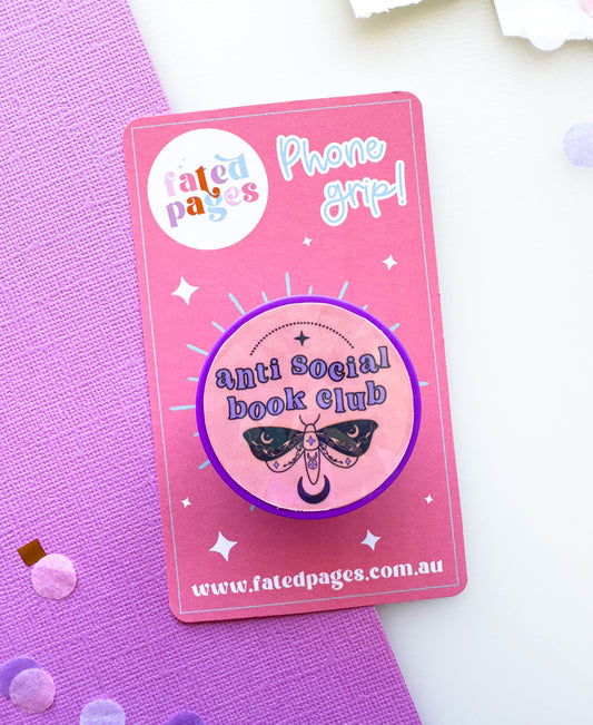 Antisocial Book Club Bookish Phone Grip