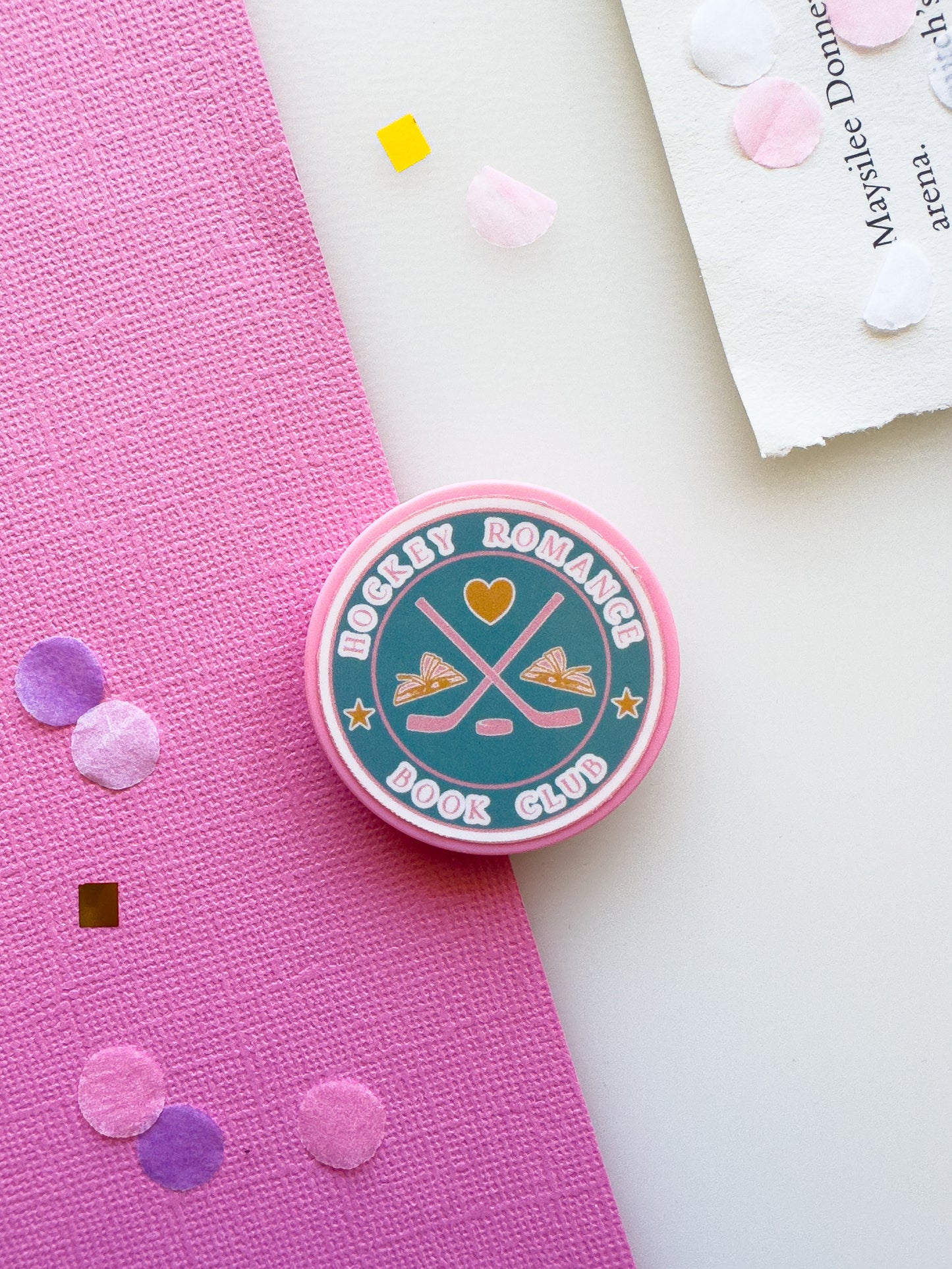 Hockey Romance Book Club Bookish Phone Grip