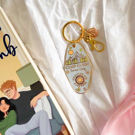 Camp Cando Motel Keychain | Out on a Limb by Hannah Bonam-Young Book Merchandise