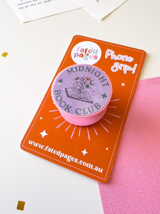 Midnight Book Club Bookish Phone Grip