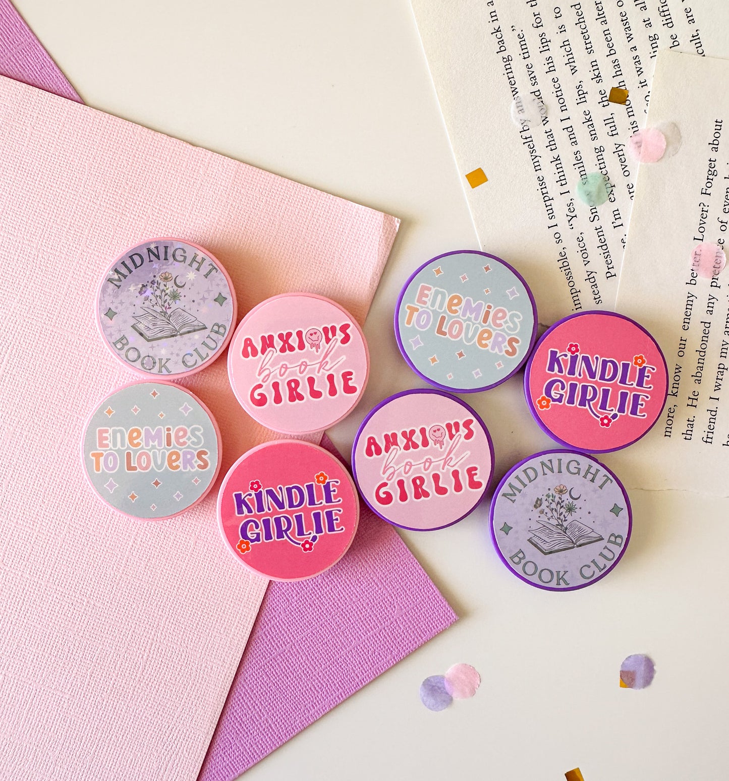 Midnight Book Club Bookish Phone Grip