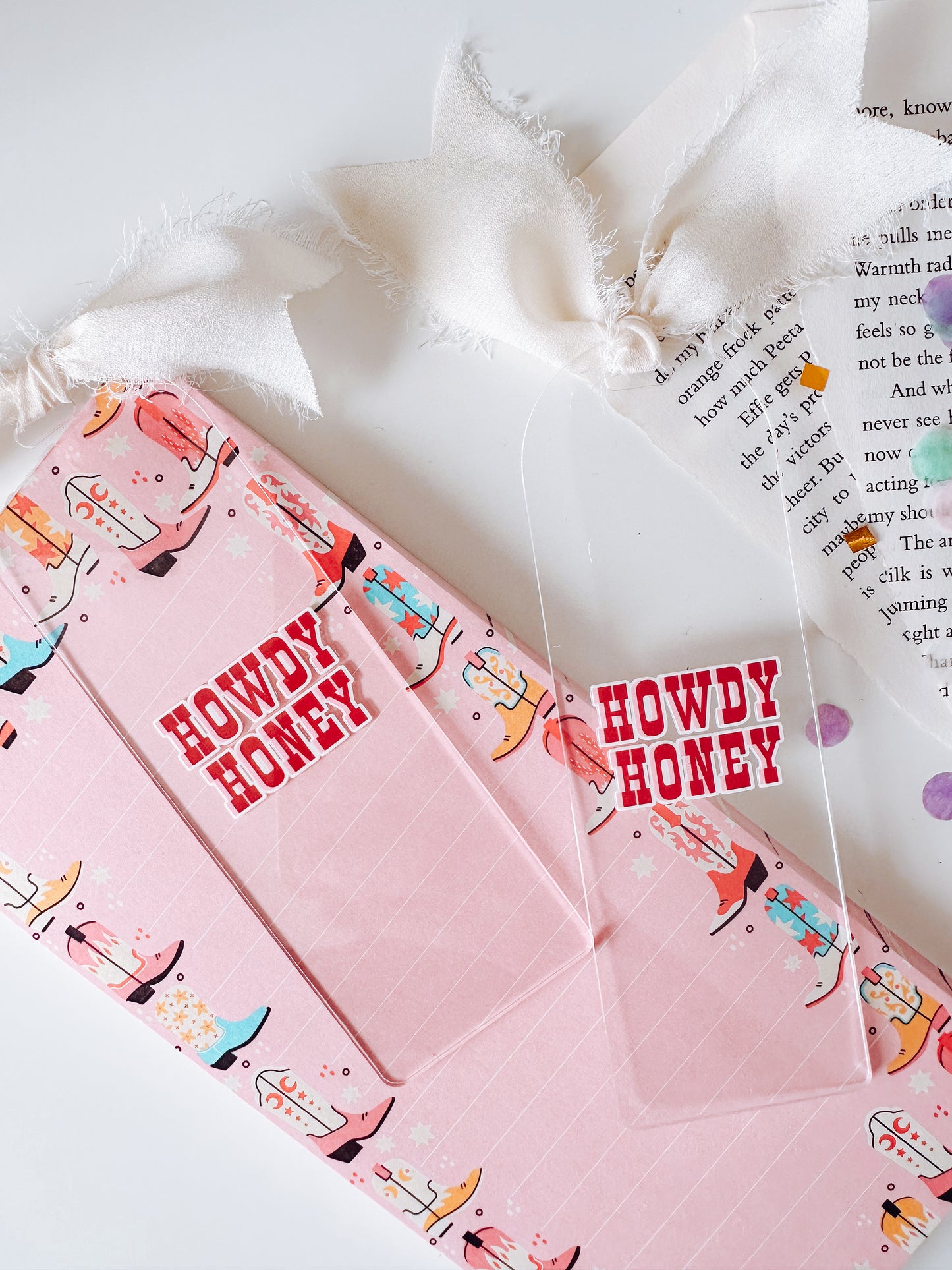 Howdy Honey Acrylic Bookmark