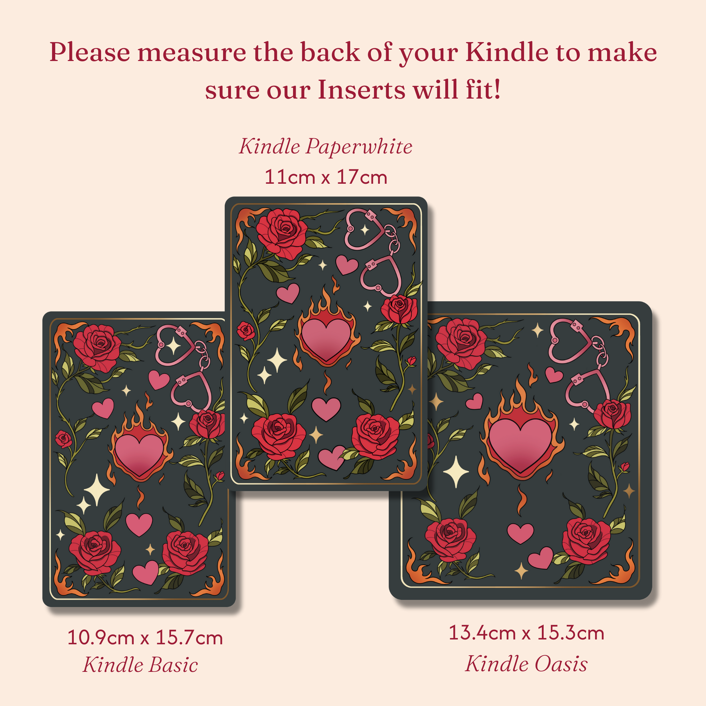 Romance Lovers Kindle Insert Sticker