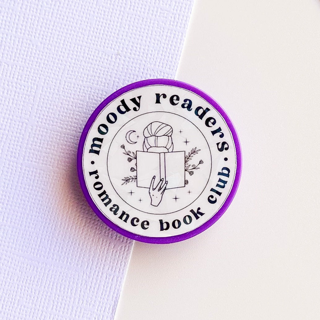 Moody Readers Romance Book Club Bookish Phone Grip