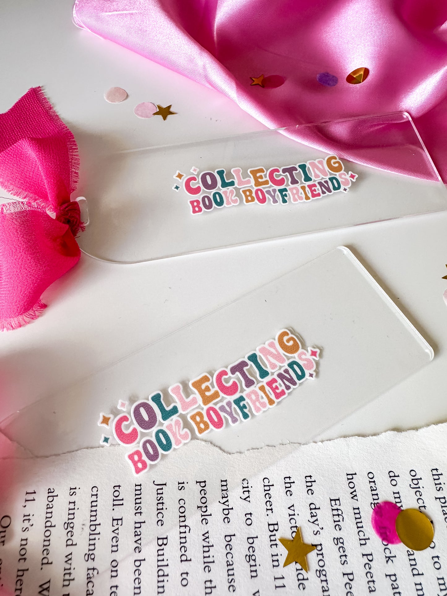 Collecting Book Boyfriends Acrylic Bookmark