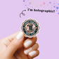 Romance Book Trope Book Club Vintage Stamp Holographic Vinyl Stickers