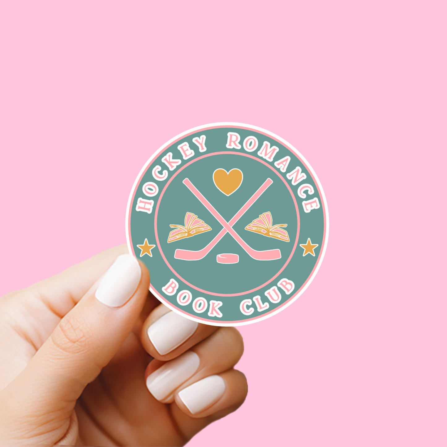 Hockey Romance Book Club Vinyl Sticker