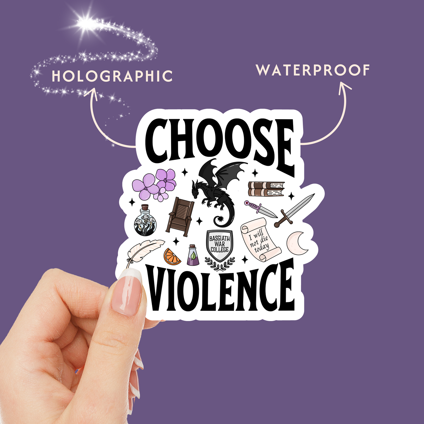 Choose Violence Vinyl Sticker