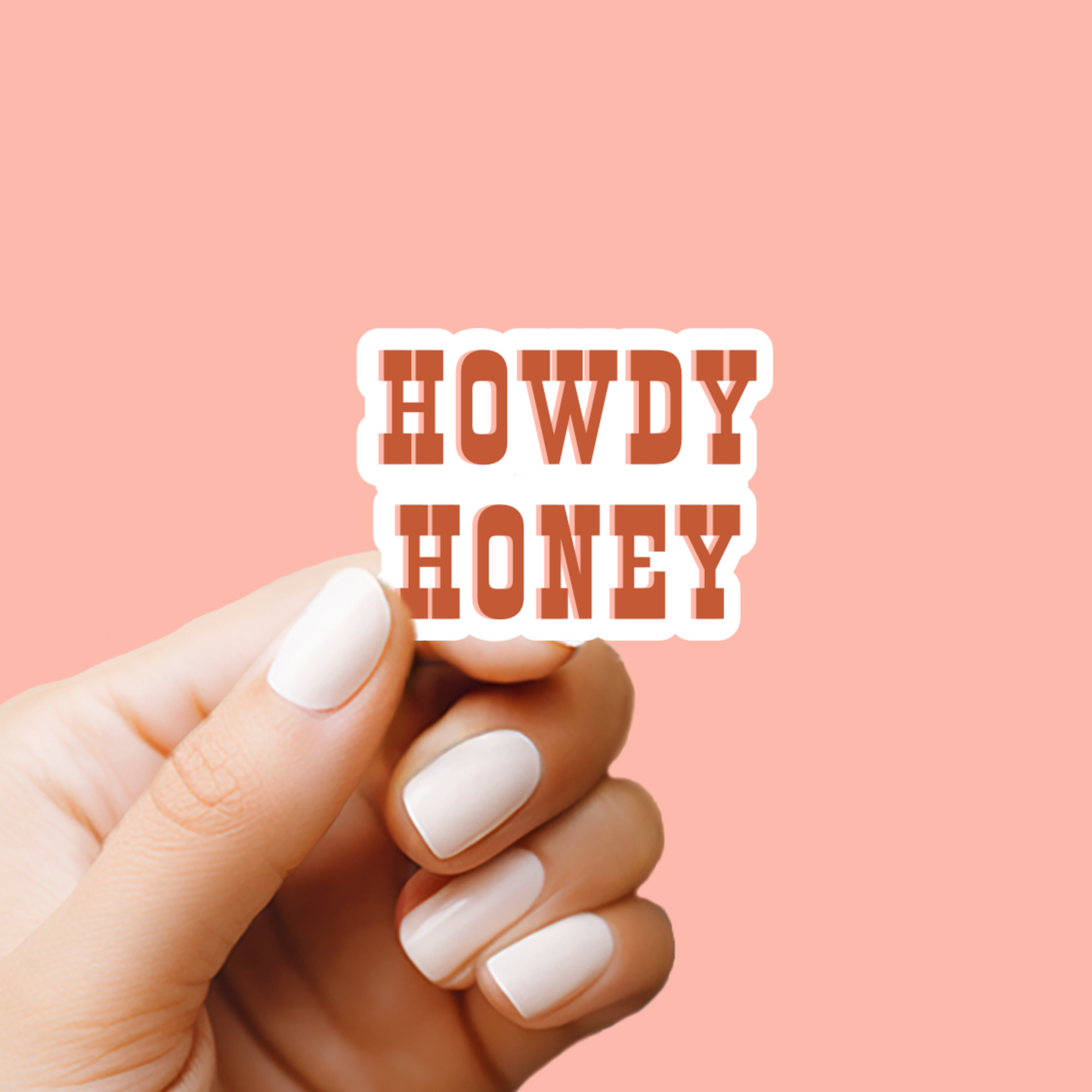 Howdy Honey Vinyl Sticker