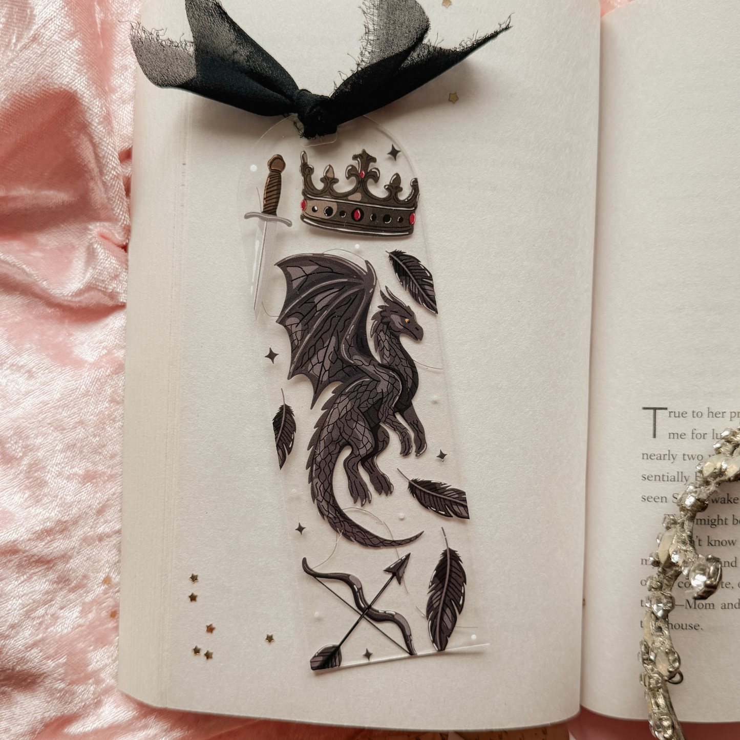 Enchanted Dragon Acrylic Bookmark