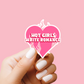 Hot Girls Write Romance Vinyl Sticker