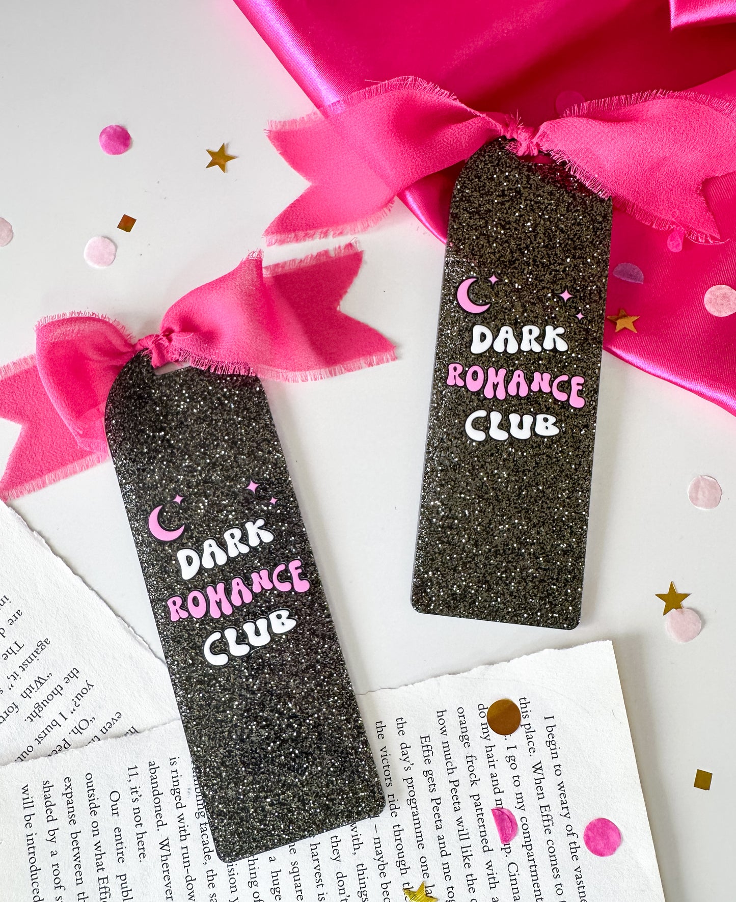 Dark Romance Club Acrylic Bookmark