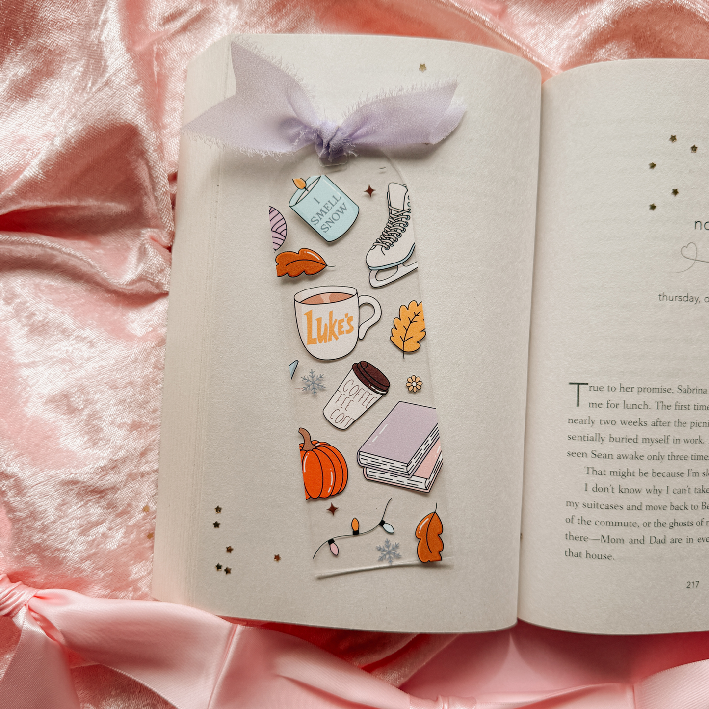 I Smell Snow Acylic Bookmark