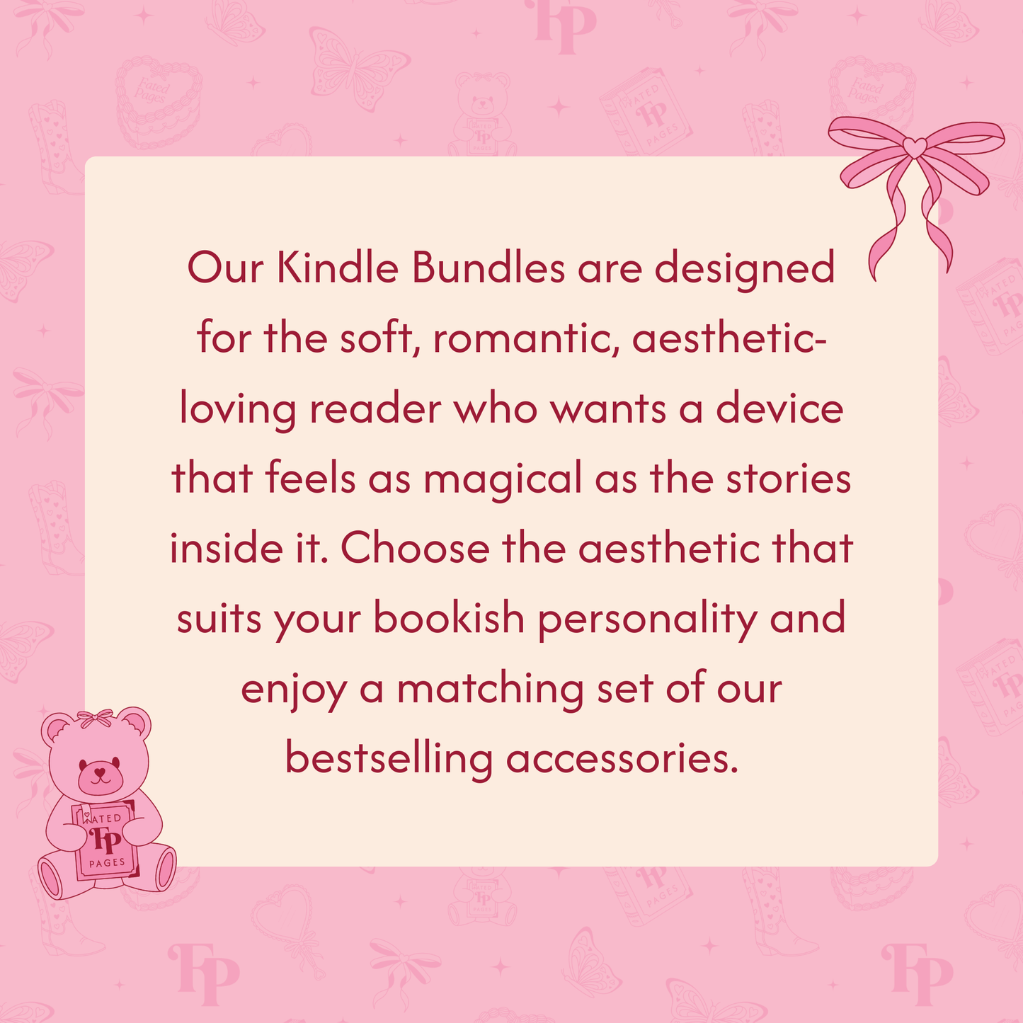 Soft Girl Reader Bookish Bundle | Kindle Accessories
