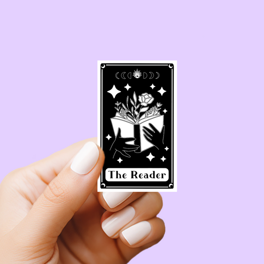 CLEARANCE! The Reader Tarot Card Holographic Vinyl Sticker