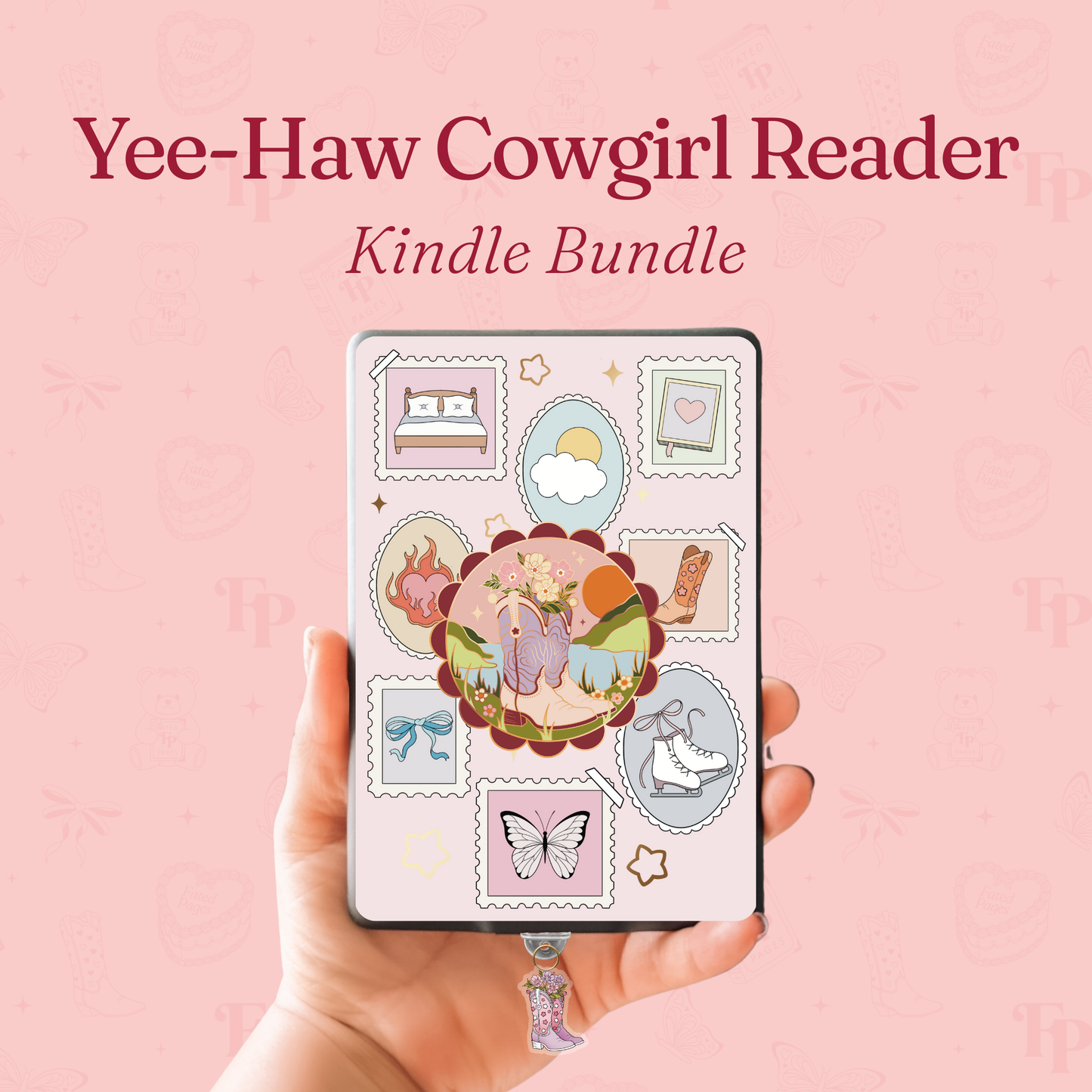 Yee-Haw Cowgirl Reader Bookish Bundle | Kindle Accessories