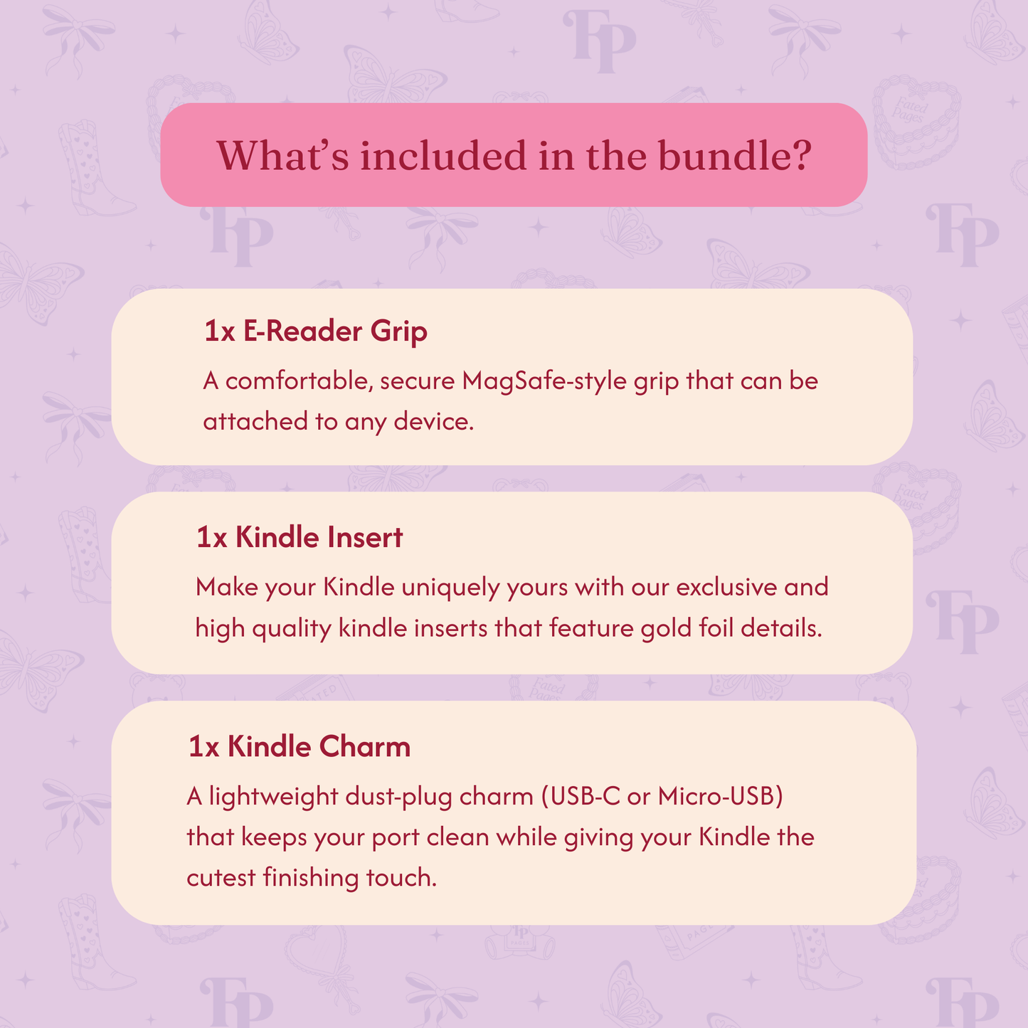 Enchanted Reader Bookish Bundle | Kindle Accessories