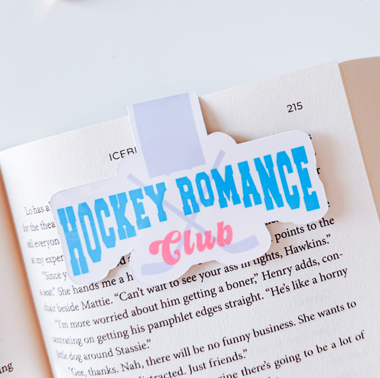 Hockey Romance Club Magnetic Bookmark