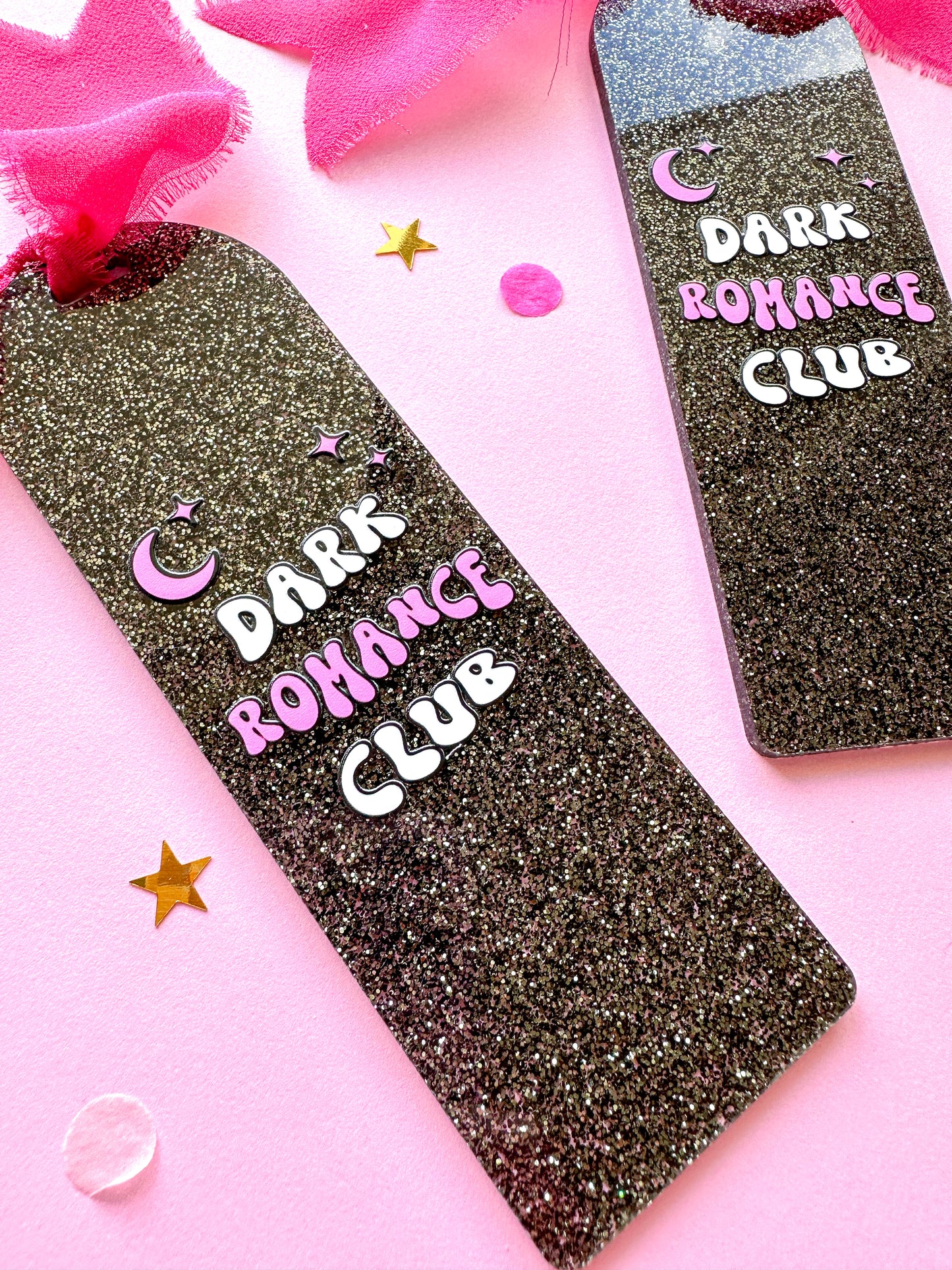 Dark Romance Club Acrylic Bookmark