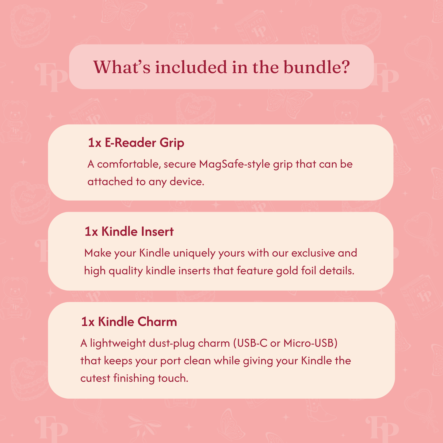 Whimsical Reader Bookish Bundle | Kindle Accessories