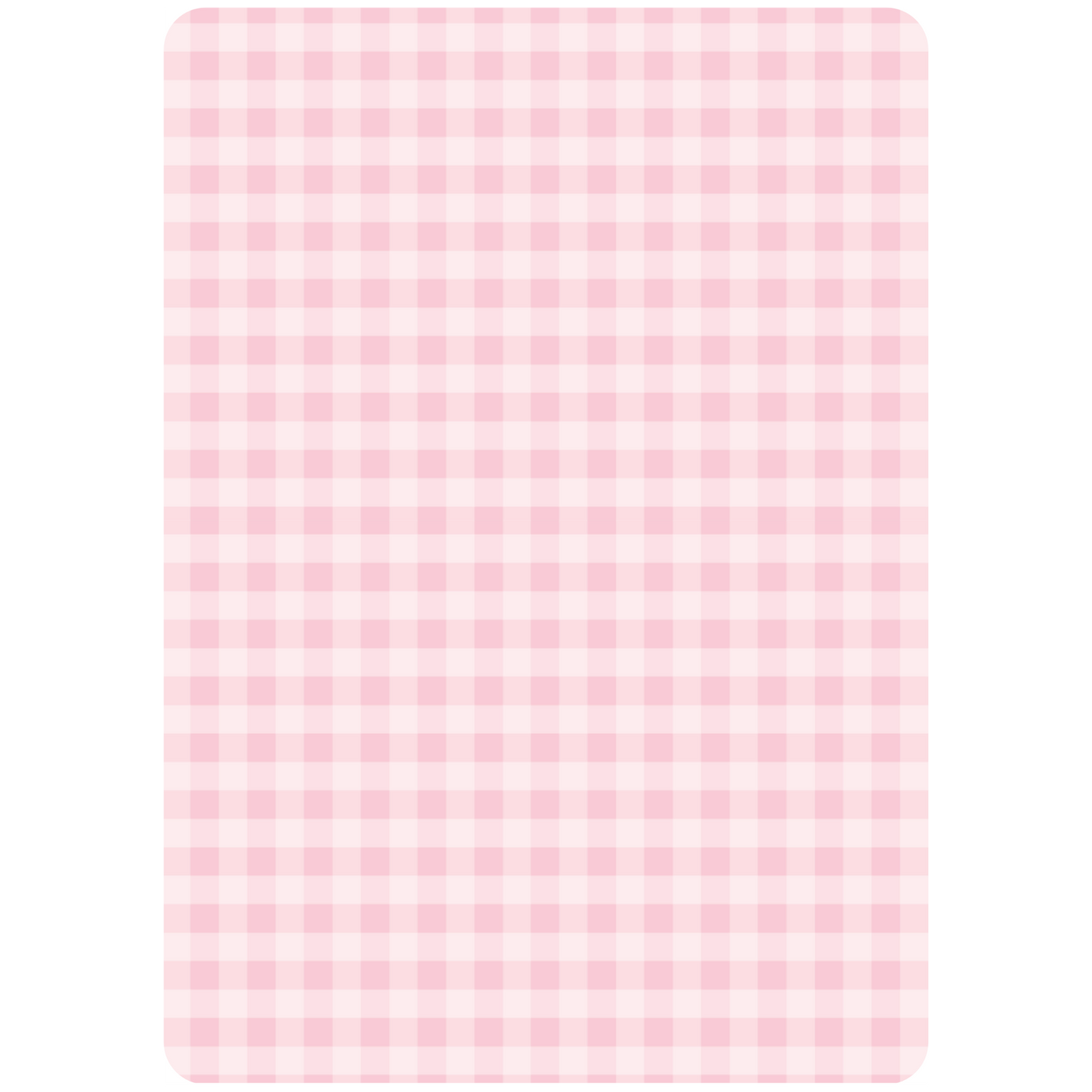 Blush Gingham Kindle & Kobo Insert