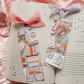 Girlie Bookish Aesthetic Acrylic Bookmark