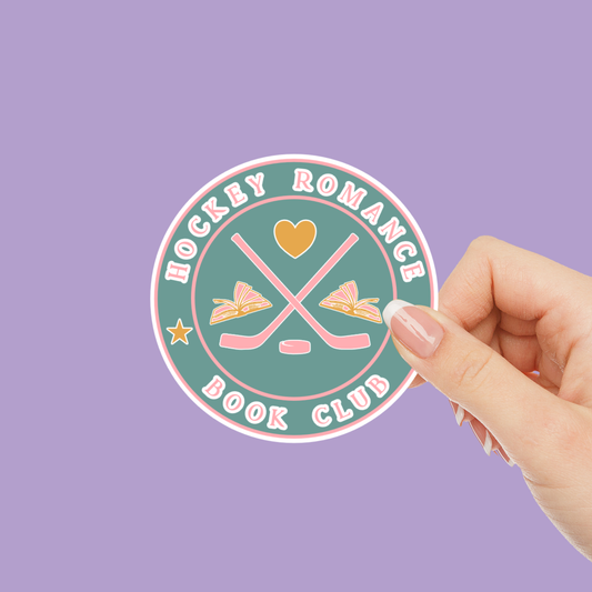 Hockey Romance Book Club Vinyl Sticker