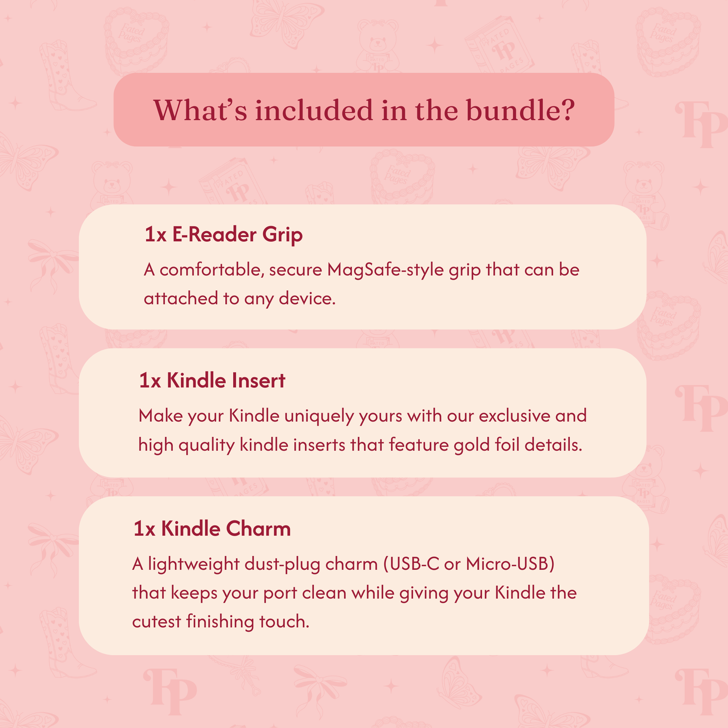 Yee-Haw Cowgirl Reader Bookish Bundle | Kindle Accessories