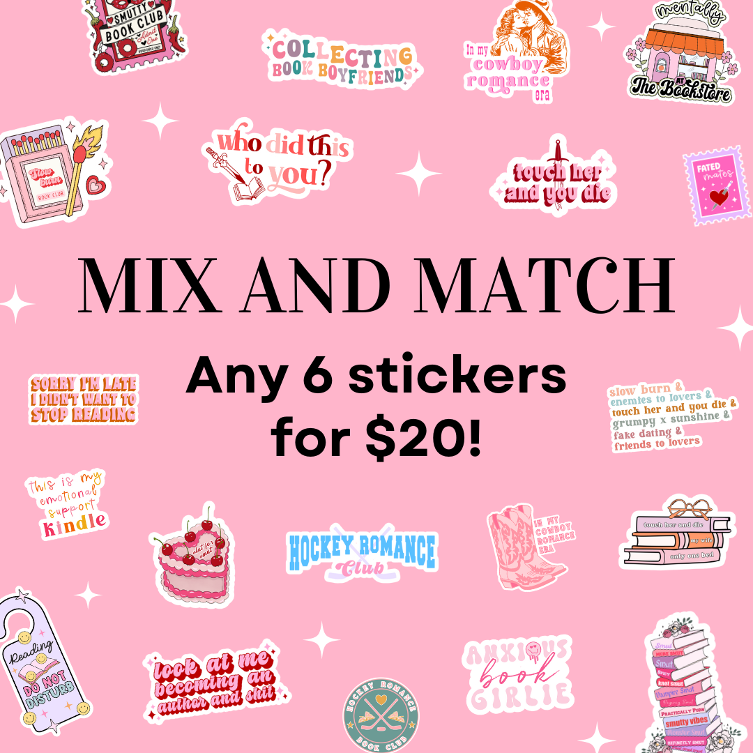 6 Stickers for $20! | Mix and Match