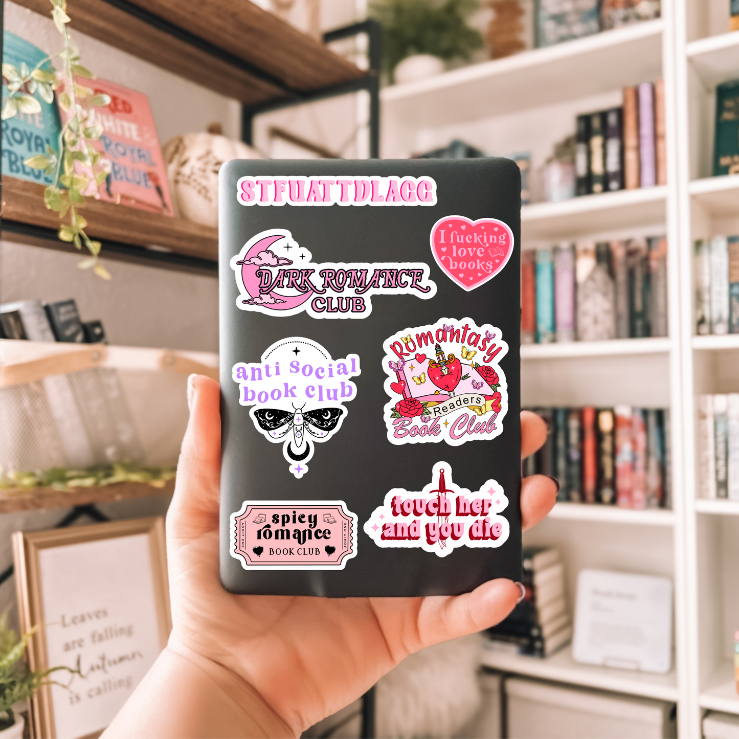 Touch Her and Die Holographic Vinyl Sticker
