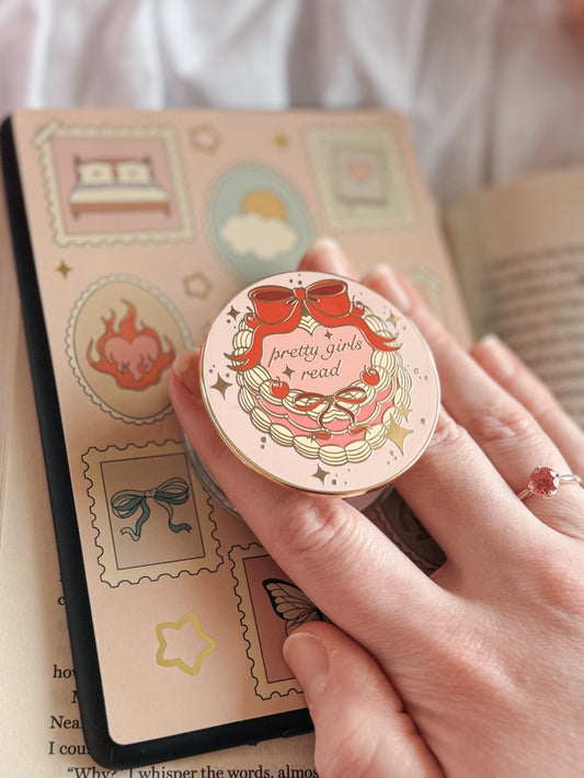 Pretty Girls Read E-Reader Grip