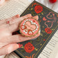 Heart on Fire Kindle Insert Sticker