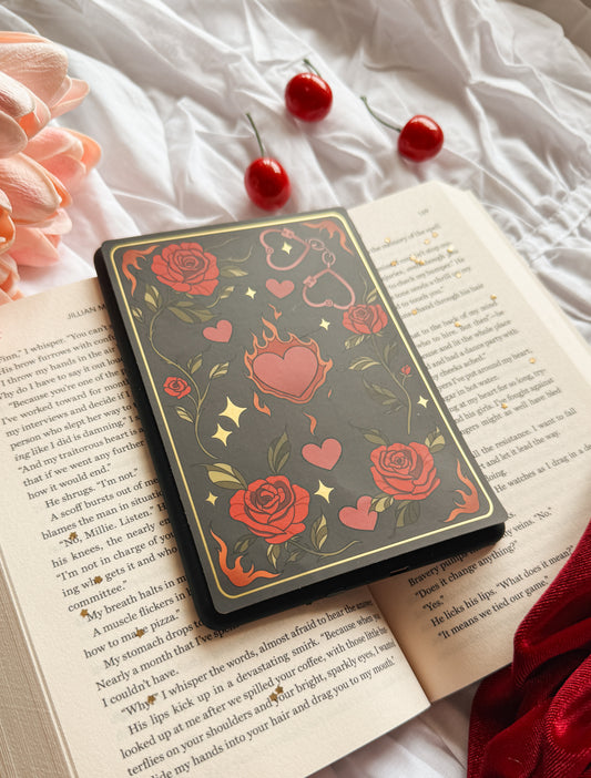 Heart on Fire Kindle Insert Sticker