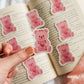 Paige the Fated Pages Teddy Bear | Bookish Kindle Sticker