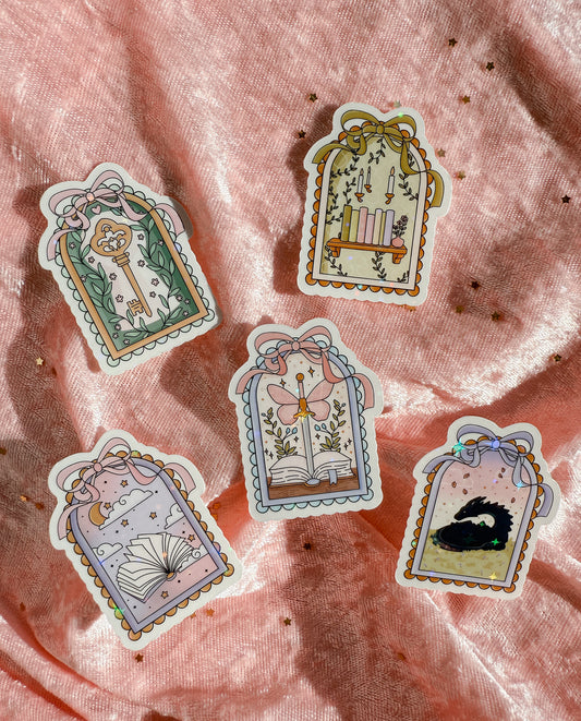 Enchanted Bookish Kindle Stickers