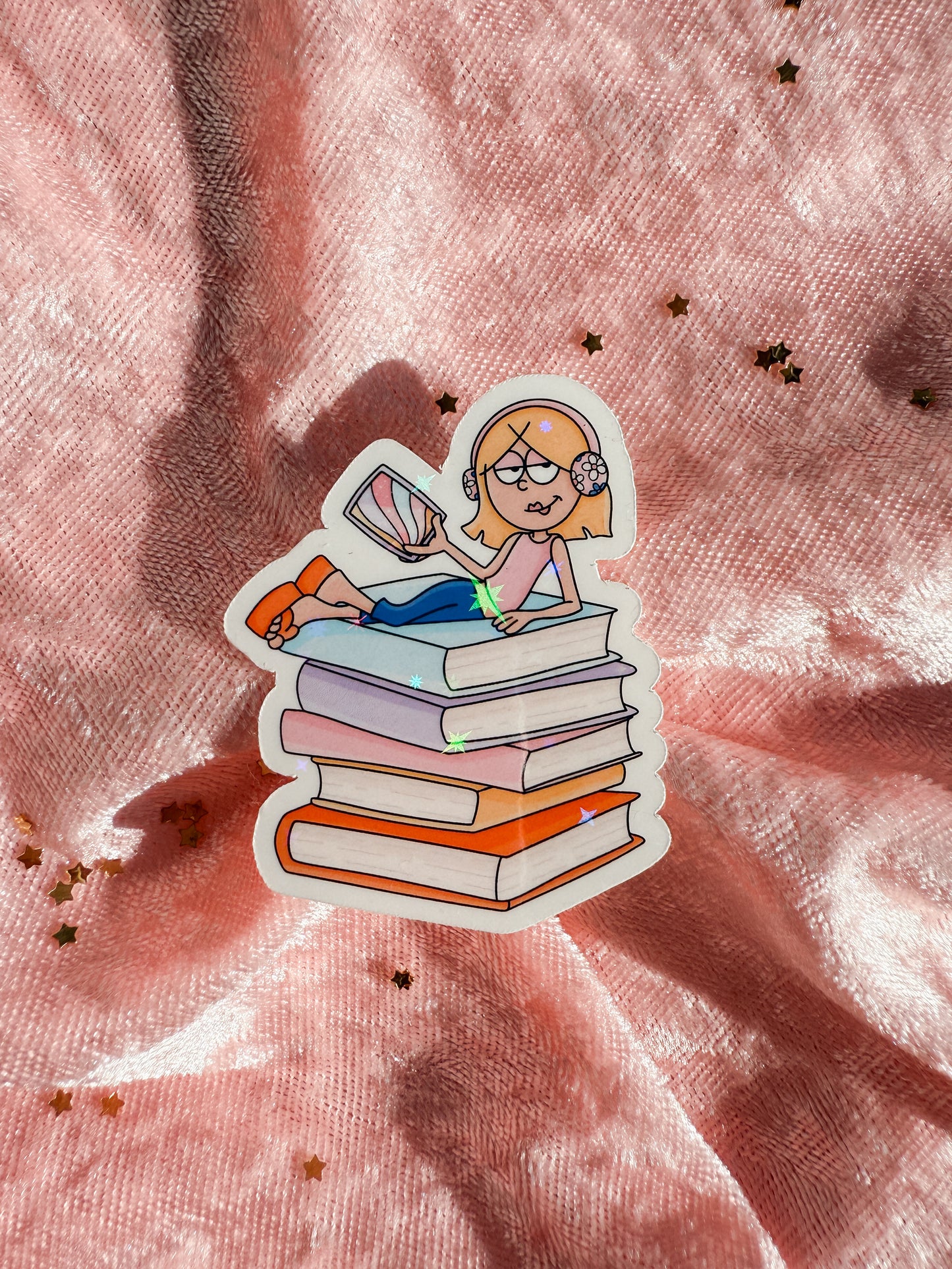 Bookish Girlie | Kindle Sticker