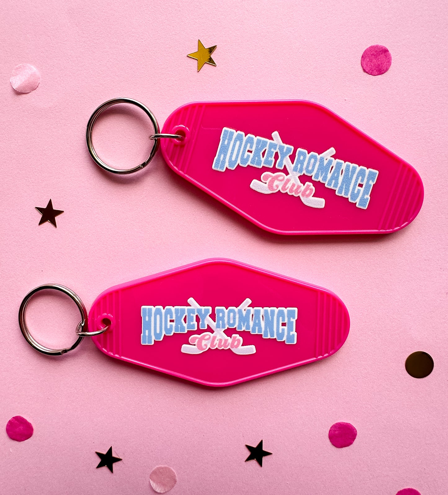 Hockey Romance Club Bookish Motel Keychain | Romance Book Merch