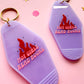 Hot Girls Read Books Bookish Motel Keychain